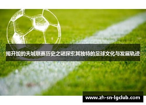 揭开加的夫城联赛历史之谜探索其独特的足球文化与发展轨迹 揭开加的夫城联赛历史之谜探索其独特的足球文化与发展轨迹