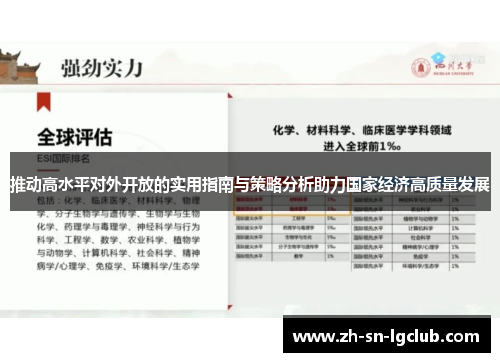 推动高水平对外开放的实用指南与策略分析助力国家经济高质量发展